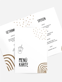 Menükarte Geburtstag Schau im Kreis