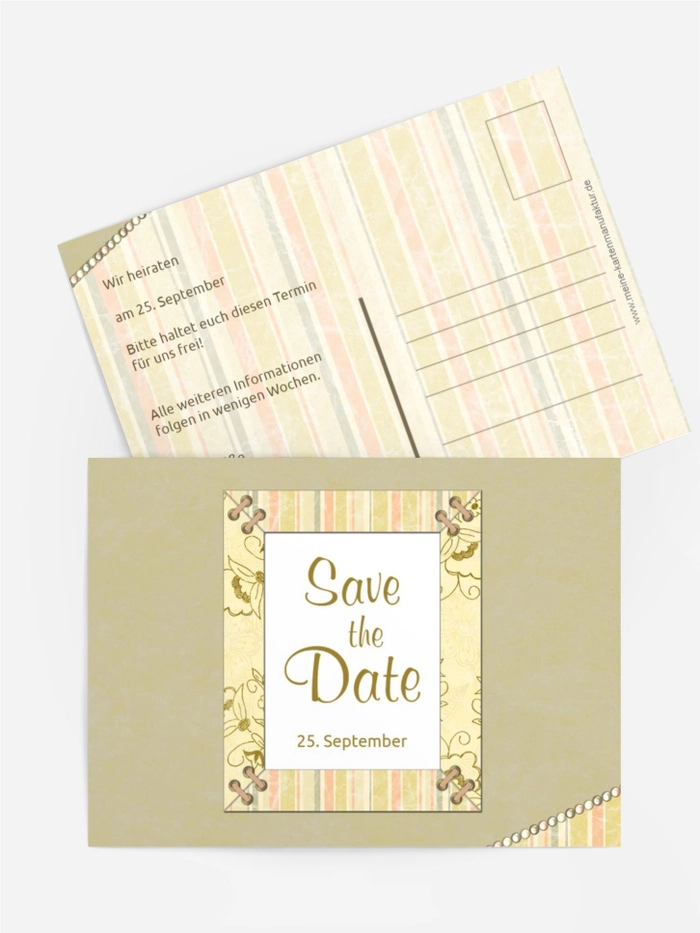 Save the Date Bund fürs Leben