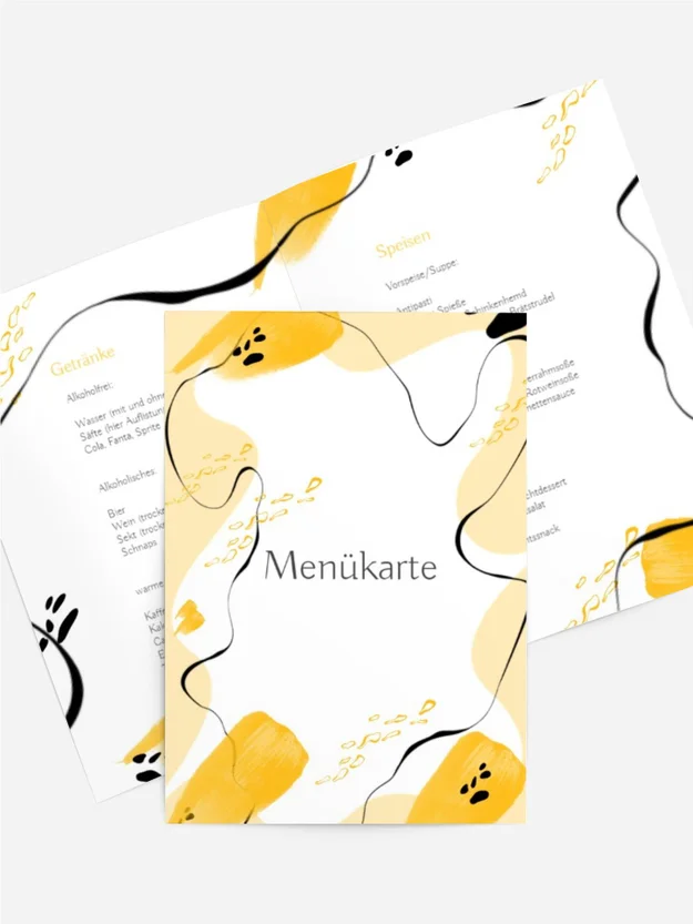 Menükarte Geburtstag Countdown