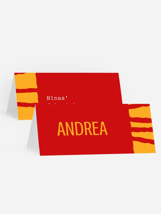 Tischkarte Geburtstag Tanzmusik Tischkarte Geburtstag Tanzmusik