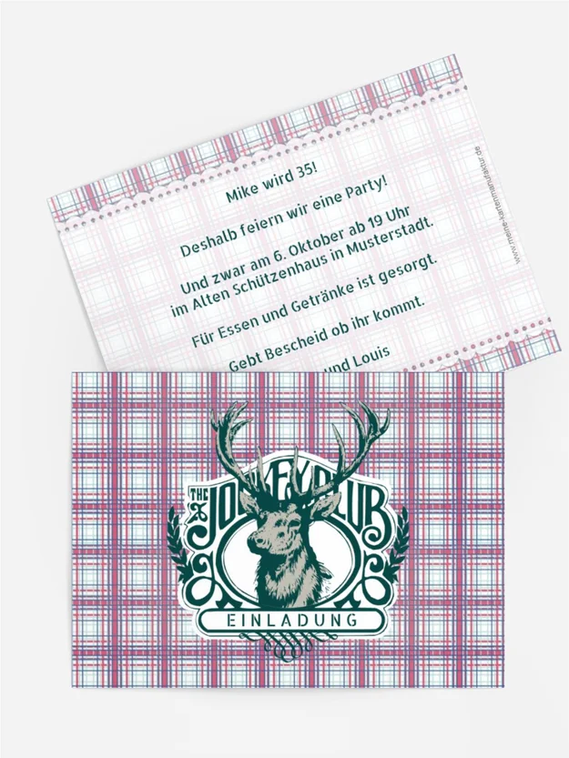 Geburtstagskarte Trachtenzauber