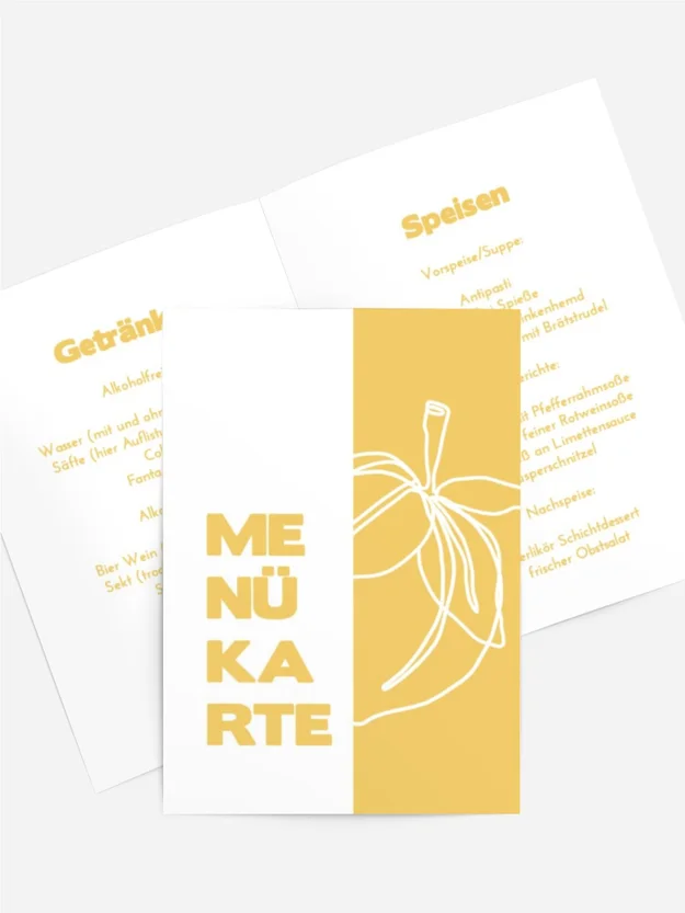 Menükarte Geburtstag Fruchtfiguren Menükarte Geburtstag Fruchtfiguren