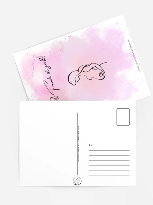 Schwangerschaftsfreude rosa