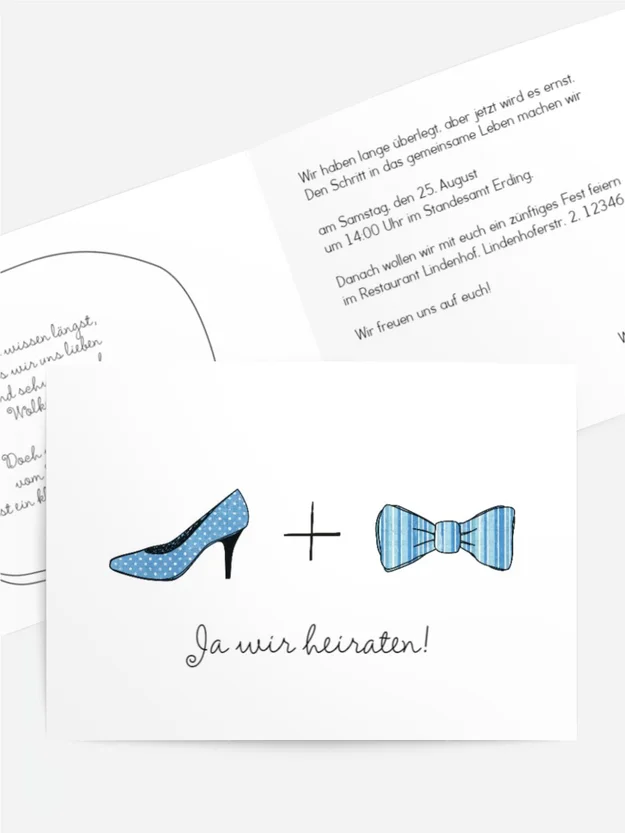 High Heel und Fliege