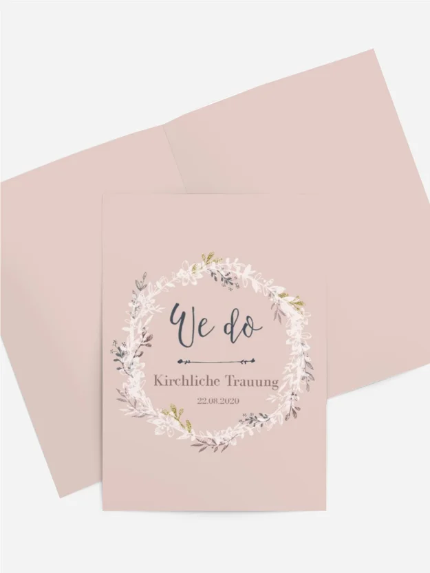 Kirchenheft Leaf Wreath