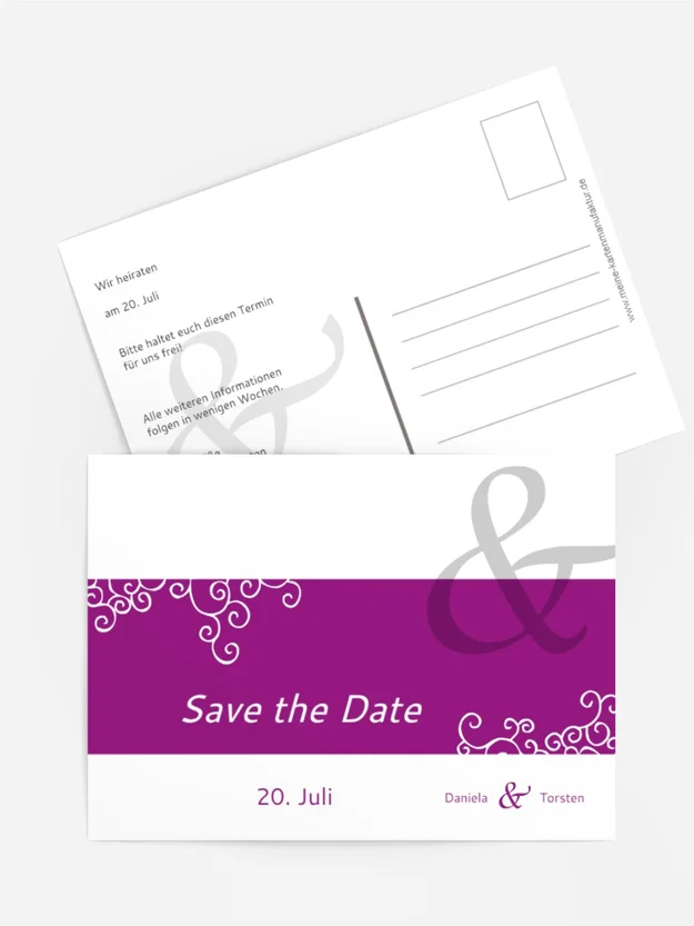 Save the Date Band der Liebe Save the Date Band der Liebe