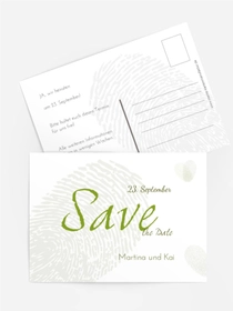 Save the Date Fingerprint