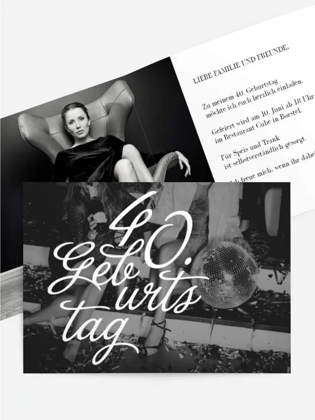 Geburtstagseinladung Handgeschrieben