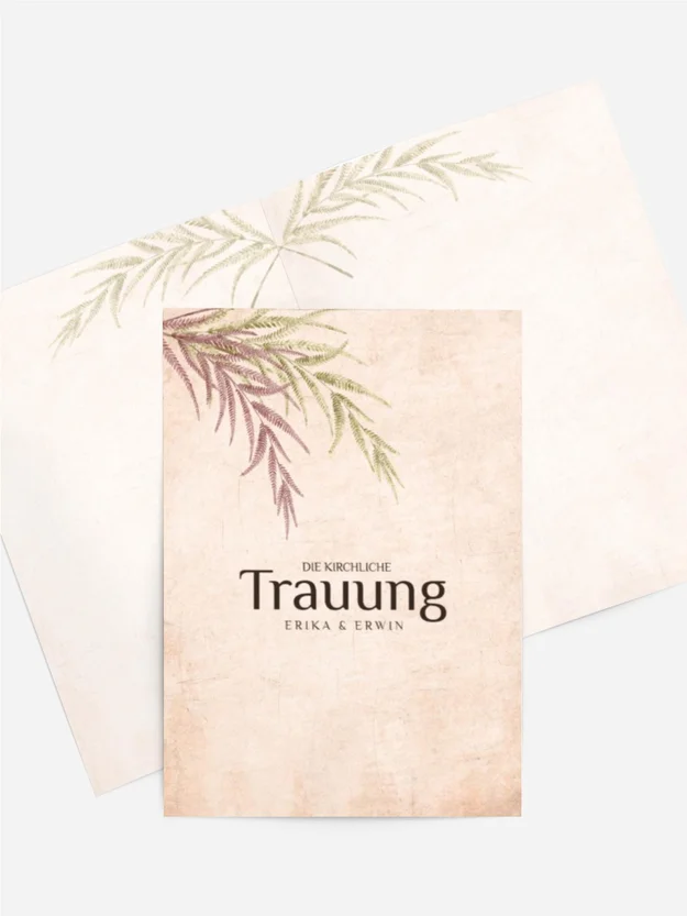 Kirchenheft Liebe Palme