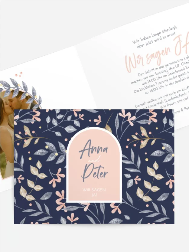 Hochzeitseinladung Die Dornenvögel