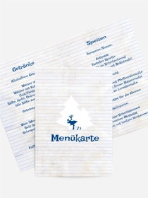 Menükarte Weihnachten Elchenwald Menükarte Weihnachten Elchenwald
