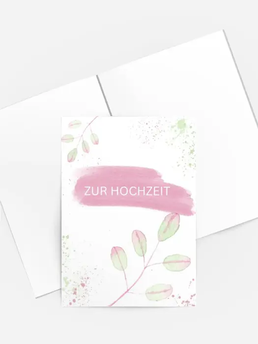 Zur Hochzeit rosa