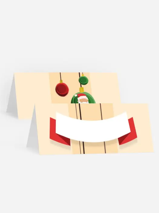 Weihnachtstischkarte Wichtel