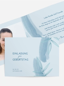 Geburtstagseinladung  Zerbrechlichkeit
