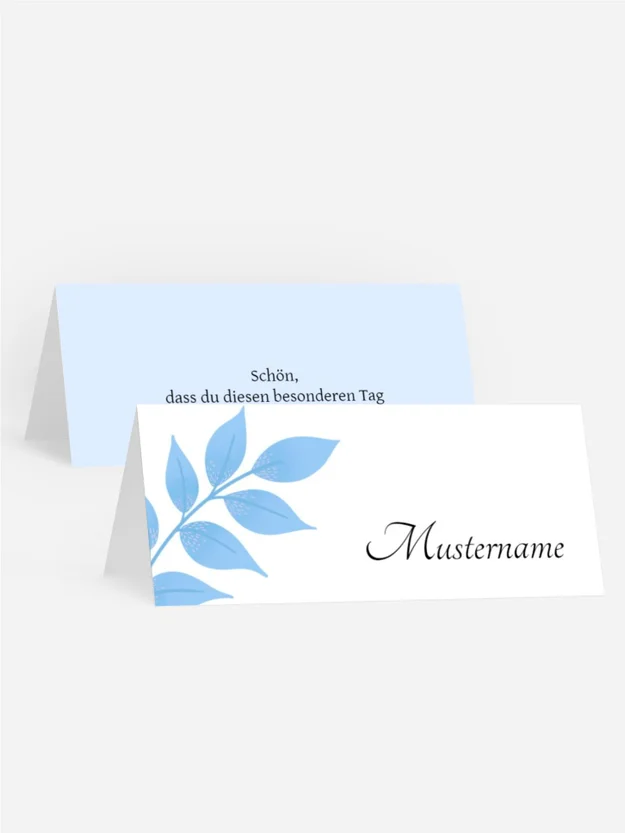 Tischkarte Engelsflügel