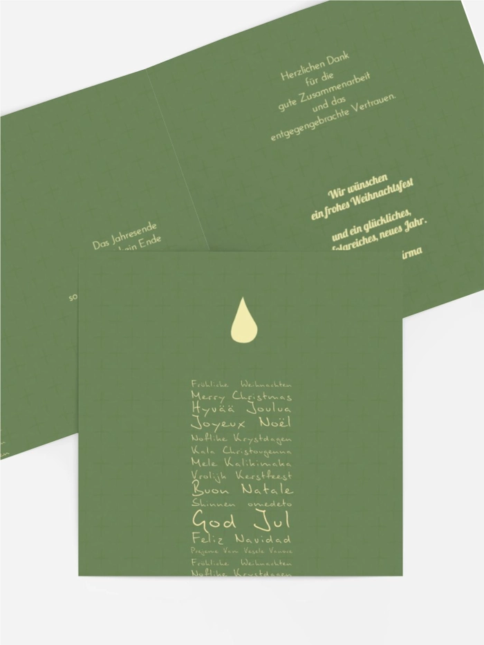 Schriftkerze