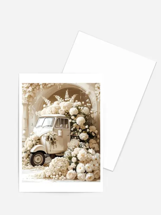 Fine Art Karte Flowertruck | KI