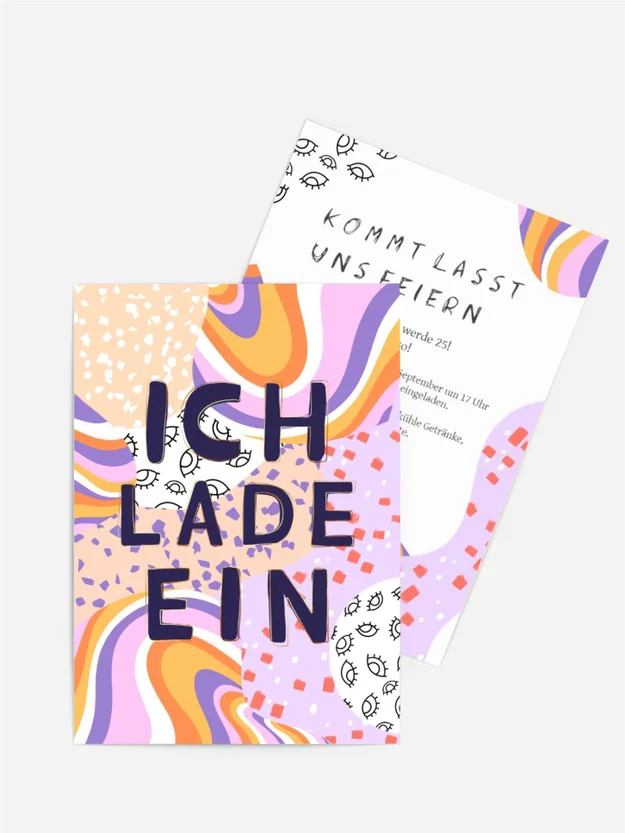 Geburtstagseinladung Brombeerkrem Geburtstagseinladung Brombeerkrem