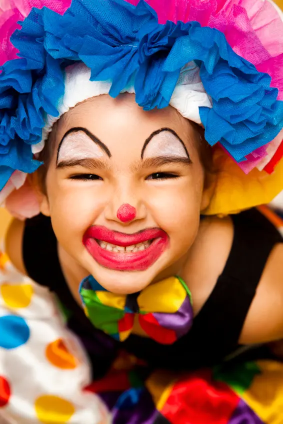 Beliebtes Kostüm für Kinder: Clown