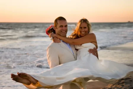 Heiraten auf einer Sandbank