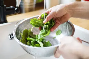 Salat waschen