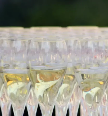 Sekt in Gläsern zu einer Feier, alles über den Schaumwein, von trocken bis halbtrocken, alkoholfreien Sekt, Riesling Sekt, Champagner, Sekt brut und mehr,