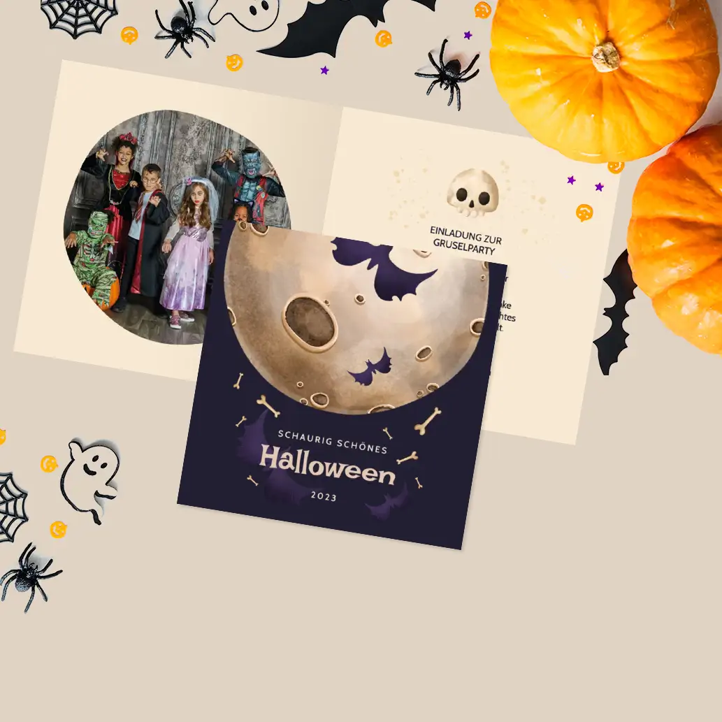 Halloween Einladungskarten
