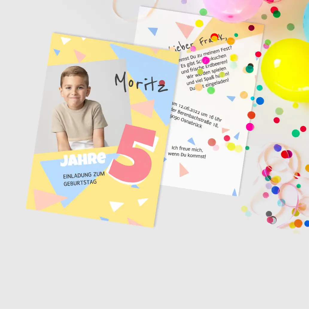 Einladungskarten Kindergeburtstag