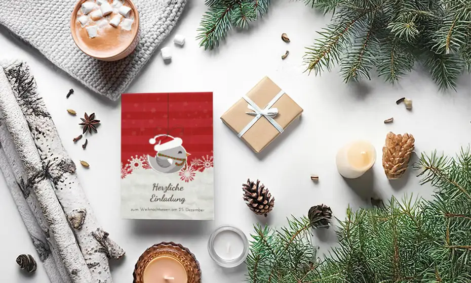 Einladungskarten Weihnachtsfeier