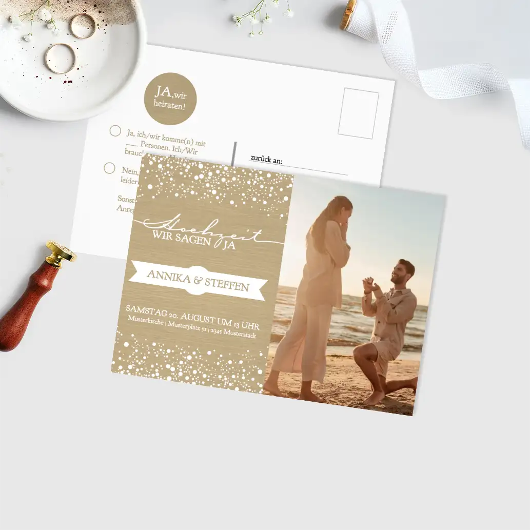 Antwortkarten Hochzeit